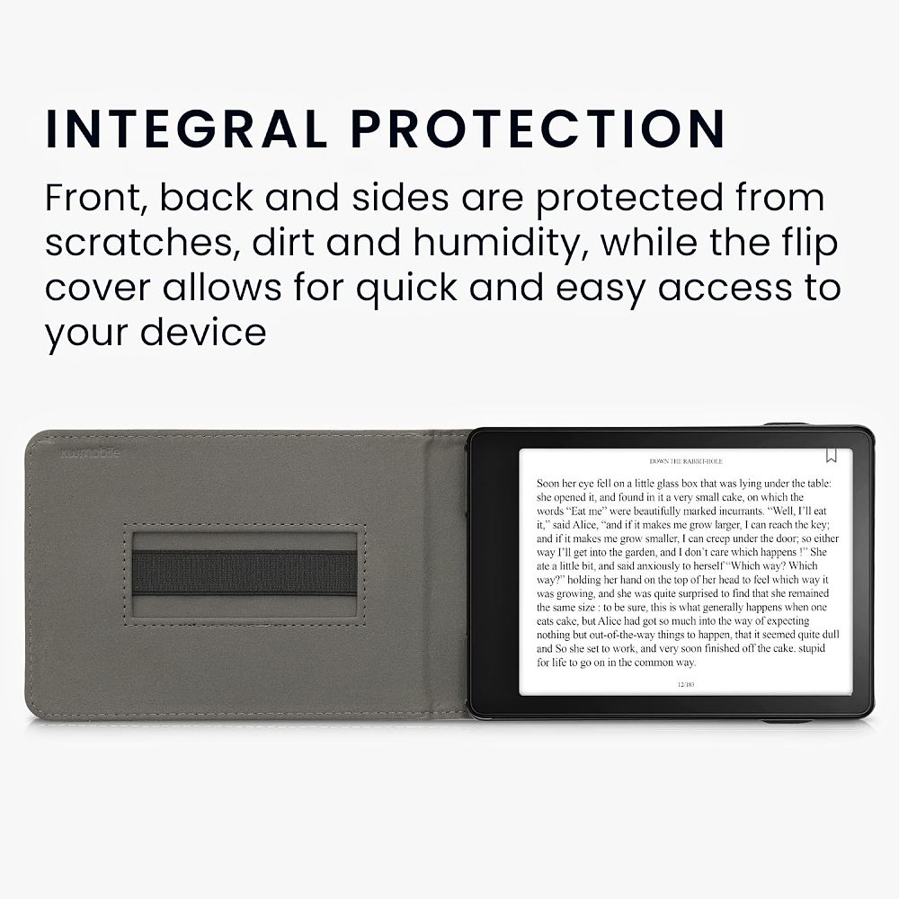 Pouzdro KW Mobile - Rising Sun - KW5626417 - pro Amazon Kindle Paperwhite 5 (2021) - šedé