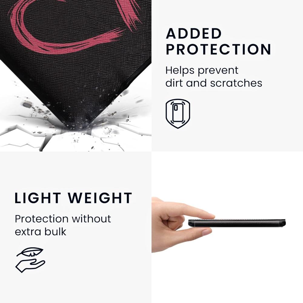 Pouzdro KW Mobile - Brushed Heart Abstract - KW4556954 - pro Amazon Kindle Paperwhite 1/2/3 - vícebarevné