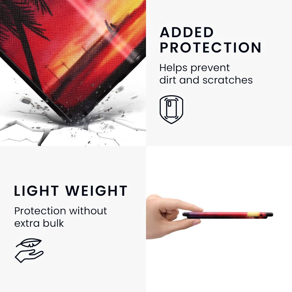 Pouzdro KW Mobile - Sunset Palm - KW4941717 - pro Amazon Kindle Oasis 2 / 3 - vícebarevné