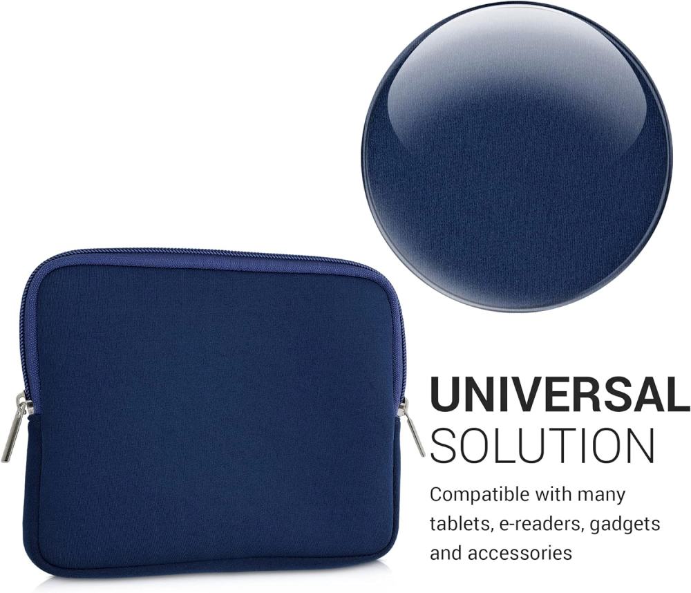 Pouzdro KW Mobile Neoprene Zipper - KW5739717 - Univerzální pouzdro pro čtečky 6-7" - tmavě modré