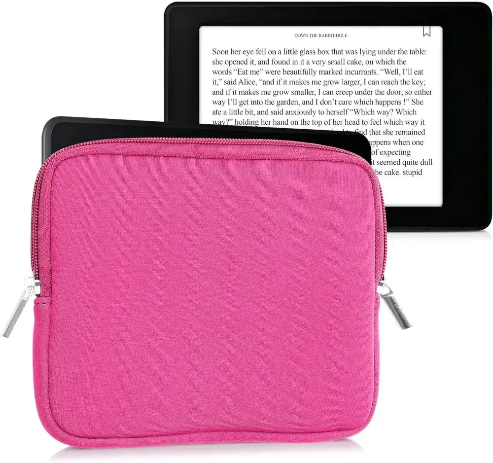 Pouzdro KW Mobile Neoprene Zipper - KW5739777 - Univerzální pouzdro pro čtečky 6-7" - růžové