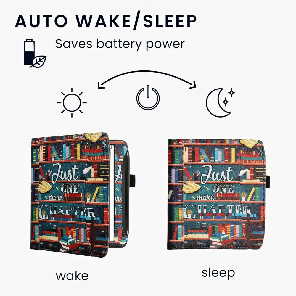 Pouzdro KW Mobile - Library Motto - KW5939002 - pro Pocketbook 700 Era - vícebarevné