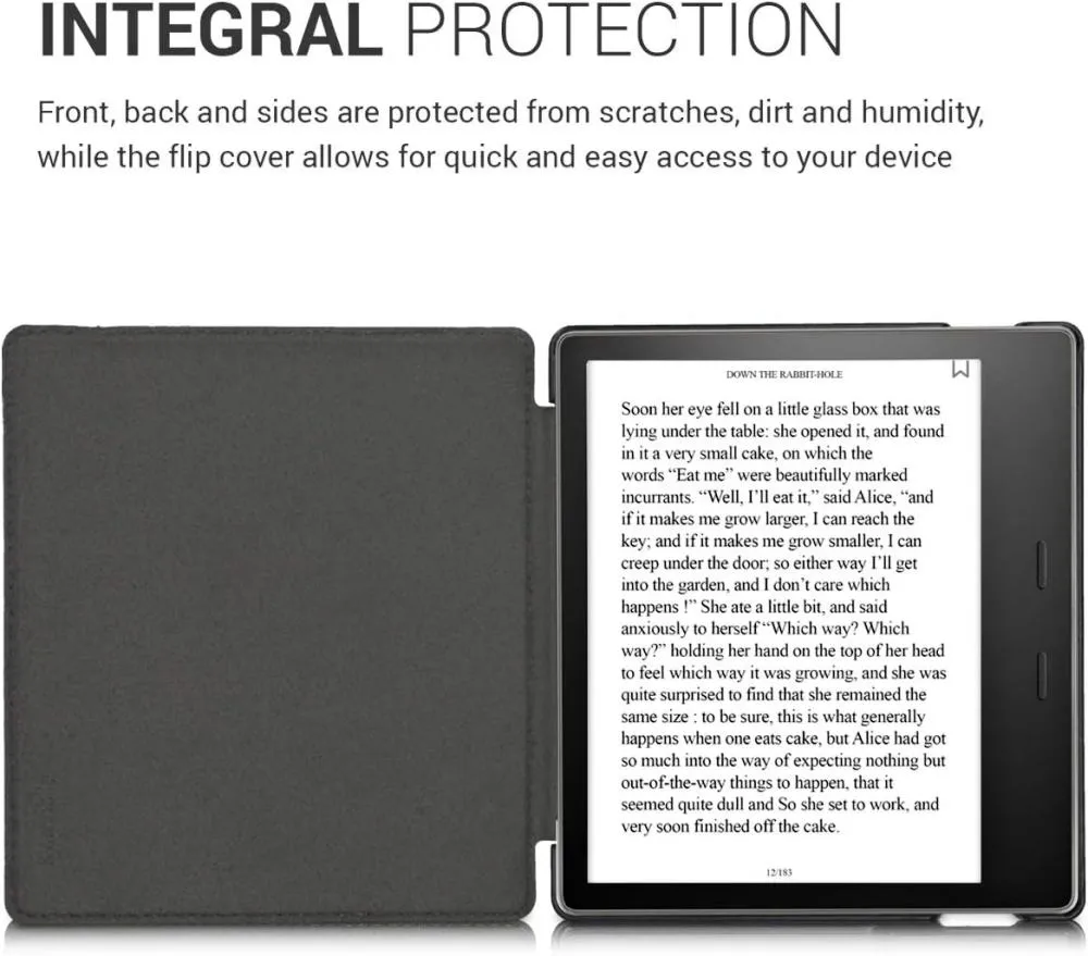 Pouzdro KW Mobile Felt Fabric - KW5062301 - pro Amazon Kindle Oasis 2/3 - šedé