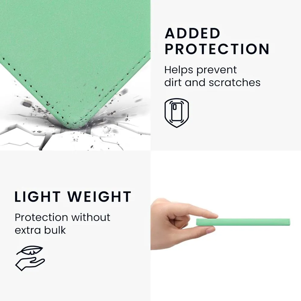 Pouzdro KW Mobile - Cat Design - KW5781301 - pro Amazon Kindle Paperwhite 5 (2021) - zelené