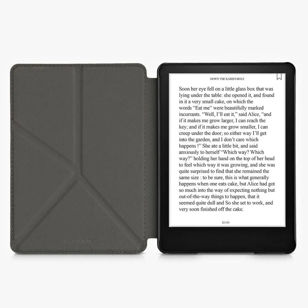 Pouzdro KW Mobile - Origami Lavender Leather - KW57158108 - pro Amazon Kindle Paperwhite 5 (2021) - světle fialové