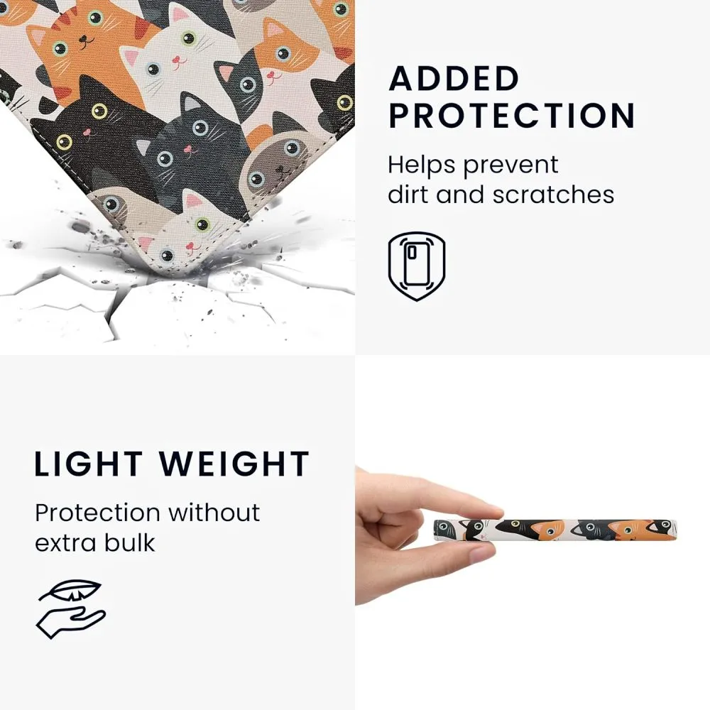 Pouzdro KW Mobile - Cats - KW5781027 - pro Amazon Kindle Paperwhite 5 (2021) - vícebarevné, kapsa na ruku