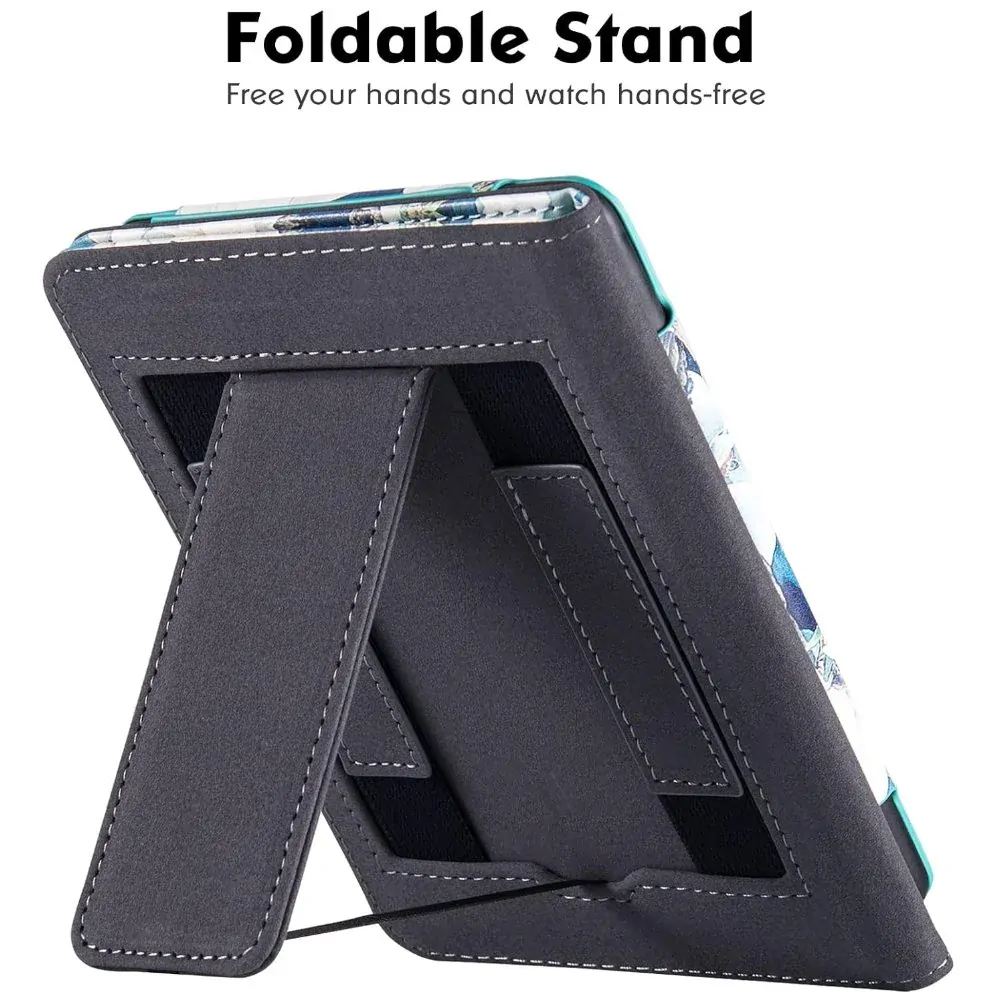 Fortress FT4035 - pouzdro se stojánkem pro Pocketbook 700 Era - motiv Icy Garden, magnet, AutoSleep