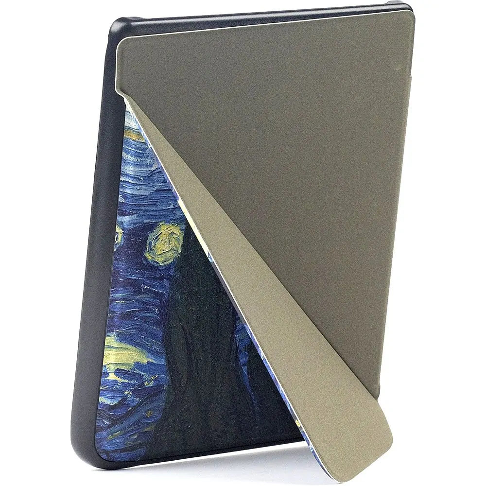 ARMORI KEEPER K028, pouzdro se stojánkem pro Pocketbook 740 InkPad 3 - motiv Gogh