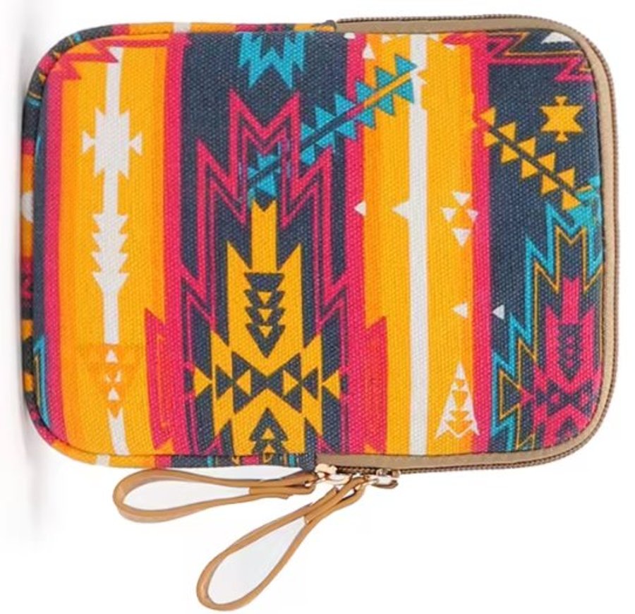 ARMORI Zipper Z072 - motiv Retro Purple - Univerzální pouzdro pro čtečky 6" - textilní, zip