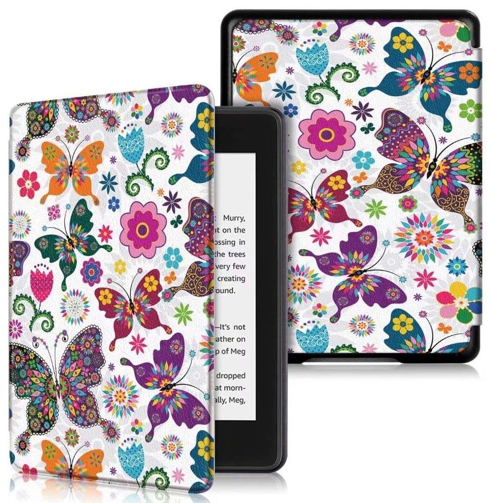 Armori Trimer T097, pouzdro pro Amazon Kindle 4/5 - magnetické zavírání, motiv Butterfly