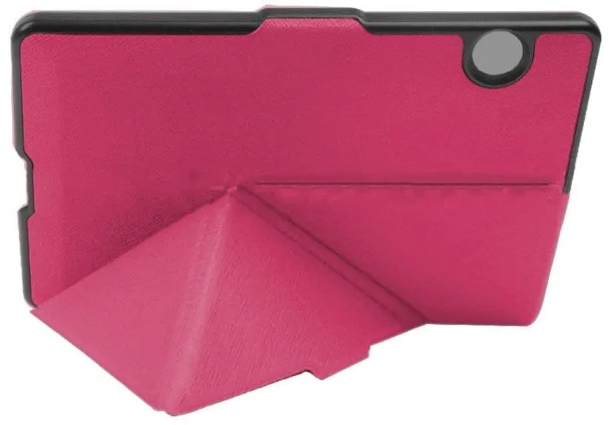 ARMORI STANDER S106, pouzdro se stojánkem Origami pro Amazon Kindle Voyage - tmavě růžové