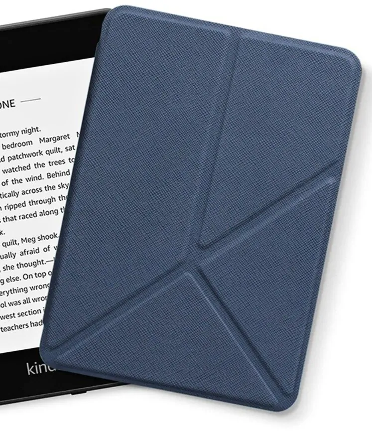 ARMORI STANDER S107, pouzdro se stojánkem Origami pro Amazon Kindle Voyage - tmavě modré