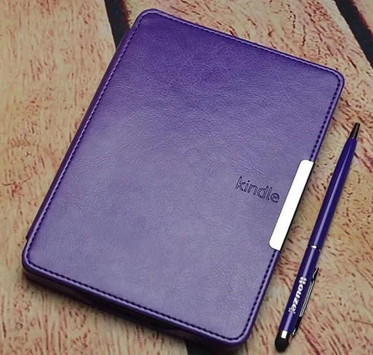 Premium Durable Lock PDL-106, obal na Amazon Kindle Paperwhite 1/2/3 - kapsa, fialový
