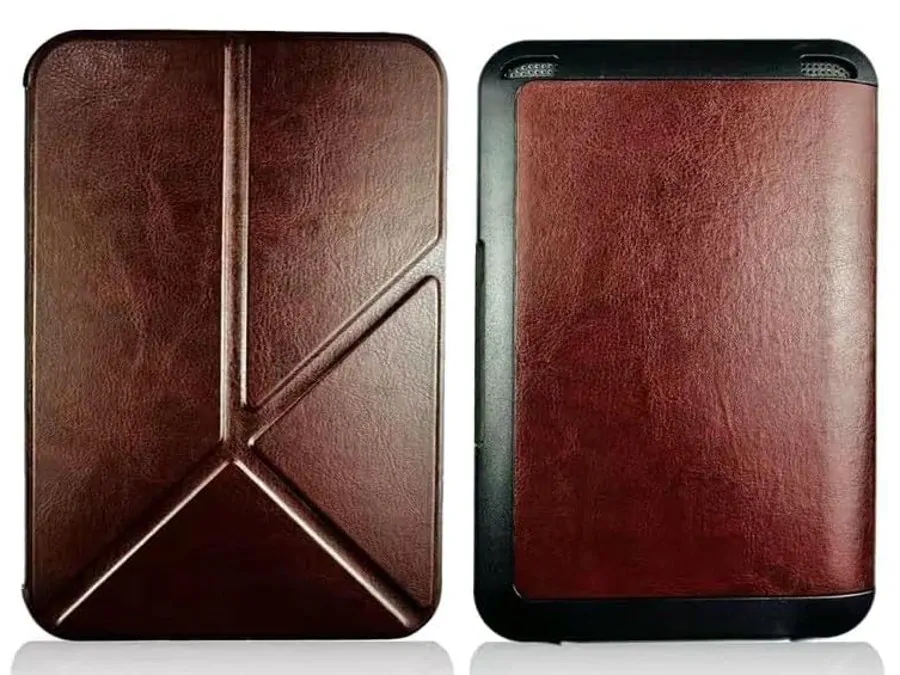 ARMORI STANDER S166, pouzdro se stojánkem Origami pro Amazon Kindle 3 Keyboard - hnědé