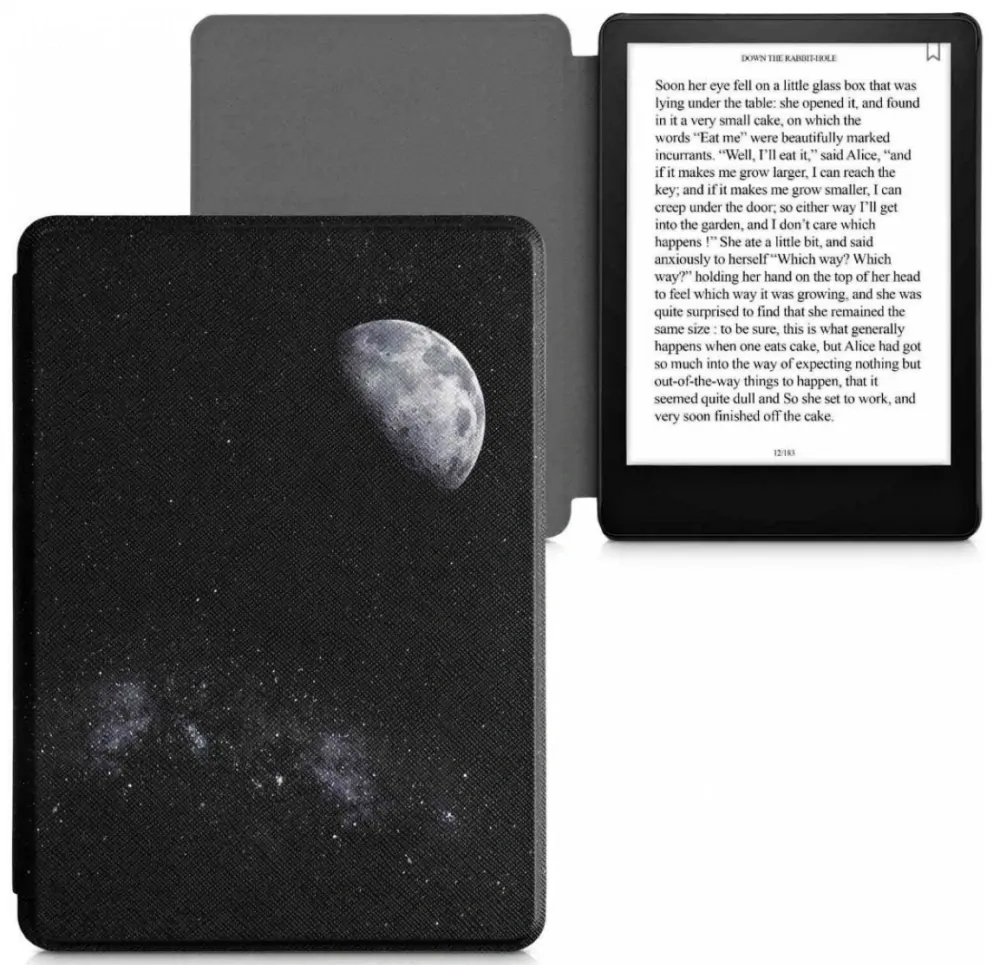 Armori Trimer T174, pouzdro pro Amazon Kindle Paperwhite 5 (2021) - magnetické zavírání, AutoSleep, motiv Moon