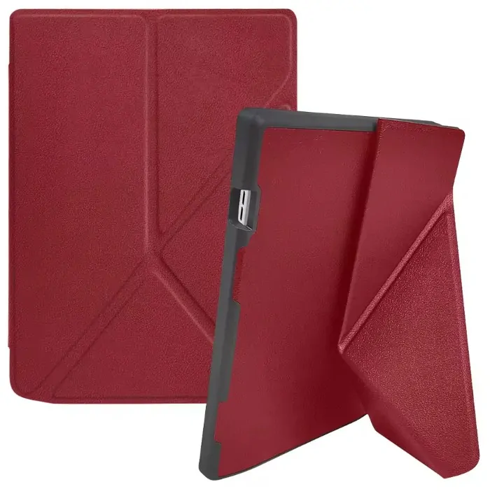 ARMORI STANDER S189, pouzdro se stojánkem Origami pro Pocketbook 743 G/C/K3 (InkPad4, Color 2, Color 3) - červené