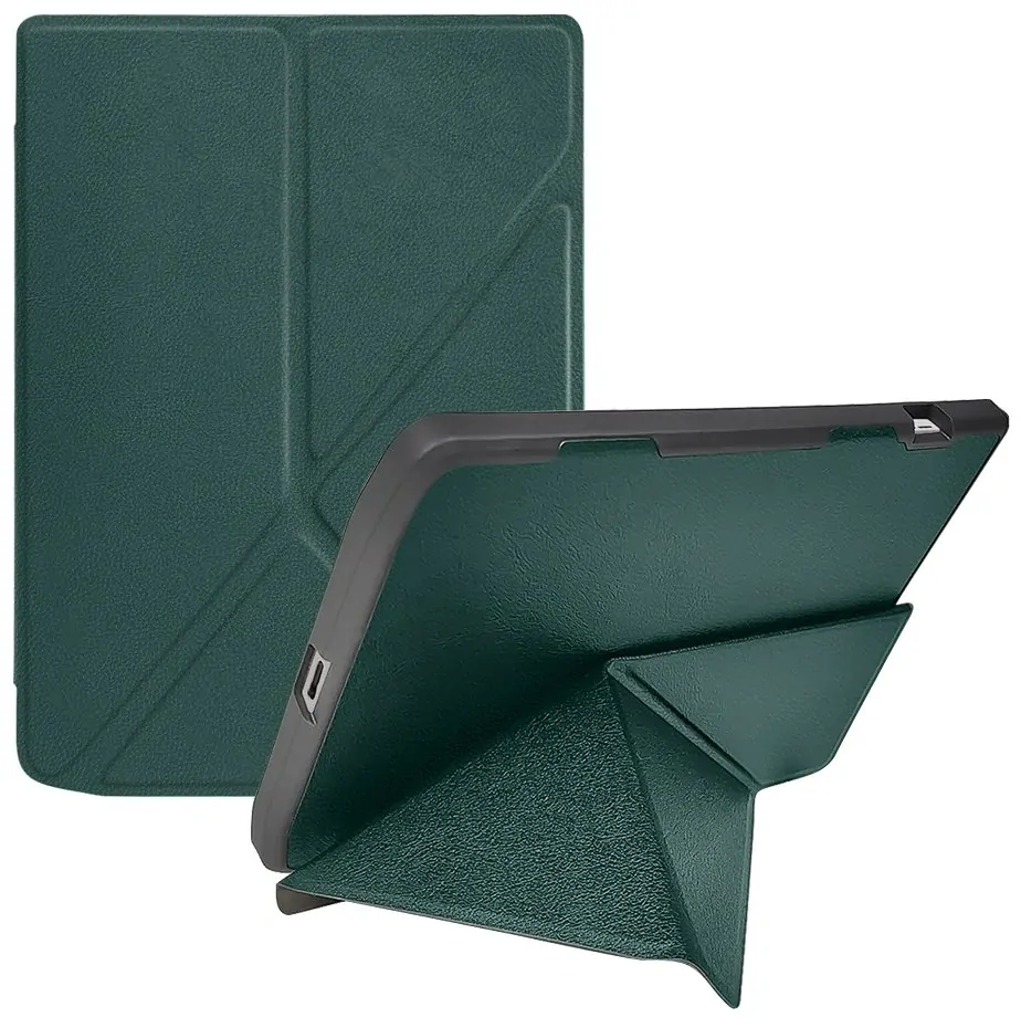 ARMORI STANDER S190, pouzdro se stojánkem Origami pro Pocketbook 743 G/C/K3 (InkPad4, Color 2, Color 3) - zelené