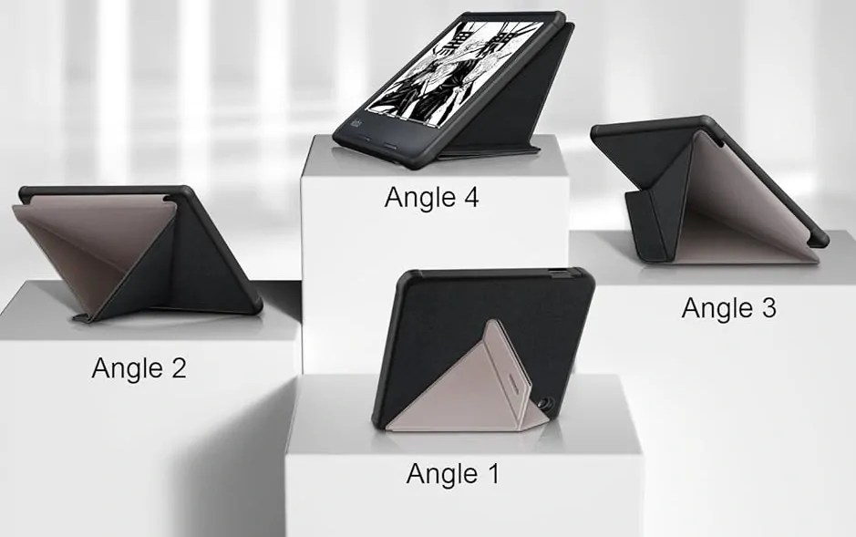 ARMORI STANDER S205, pouzdro se stojánkem Origami pro Pocketbook 700 Era - černé