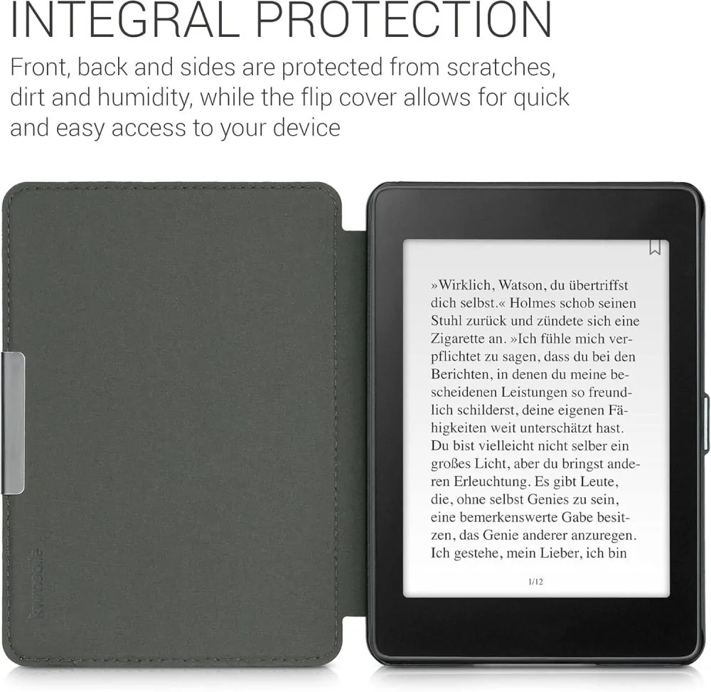 Pouzdro KW Mobile Felt Dandelion Love - KW5492403 - pro Amazon Kindle Paperwhite 4 (2018) - hnědé