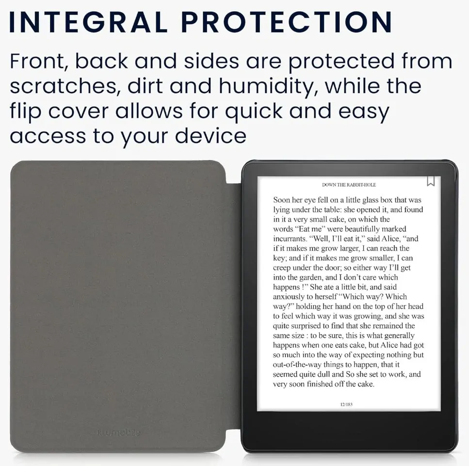 Pouzdro KW Mobile - Travel Outline - KW5625807 - pro Amazon Kindle Paperwhite 5 (2021) - šedé