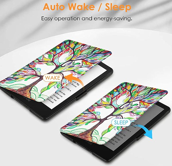 Pouzdro Durable Lock KPW-16 pro Amazon Kindle Paperwhite 5 (2021) - Tree