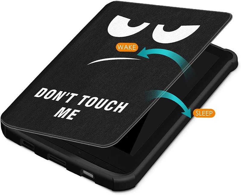 Pouzdro Durable Lock PB-05 pro Pocketbook 616 / 617 / 618 / 627 / 628 / 632 / 633 - motiv Dont Touch