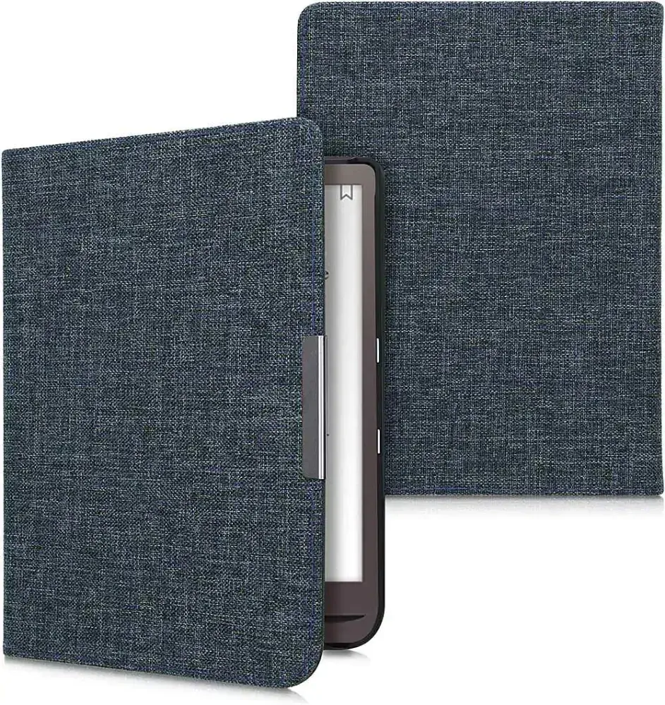 Pouzdro KW Mobile - Fabric Flip - KW4677504 - pro Pocketbook 740/741 - tmavě modré