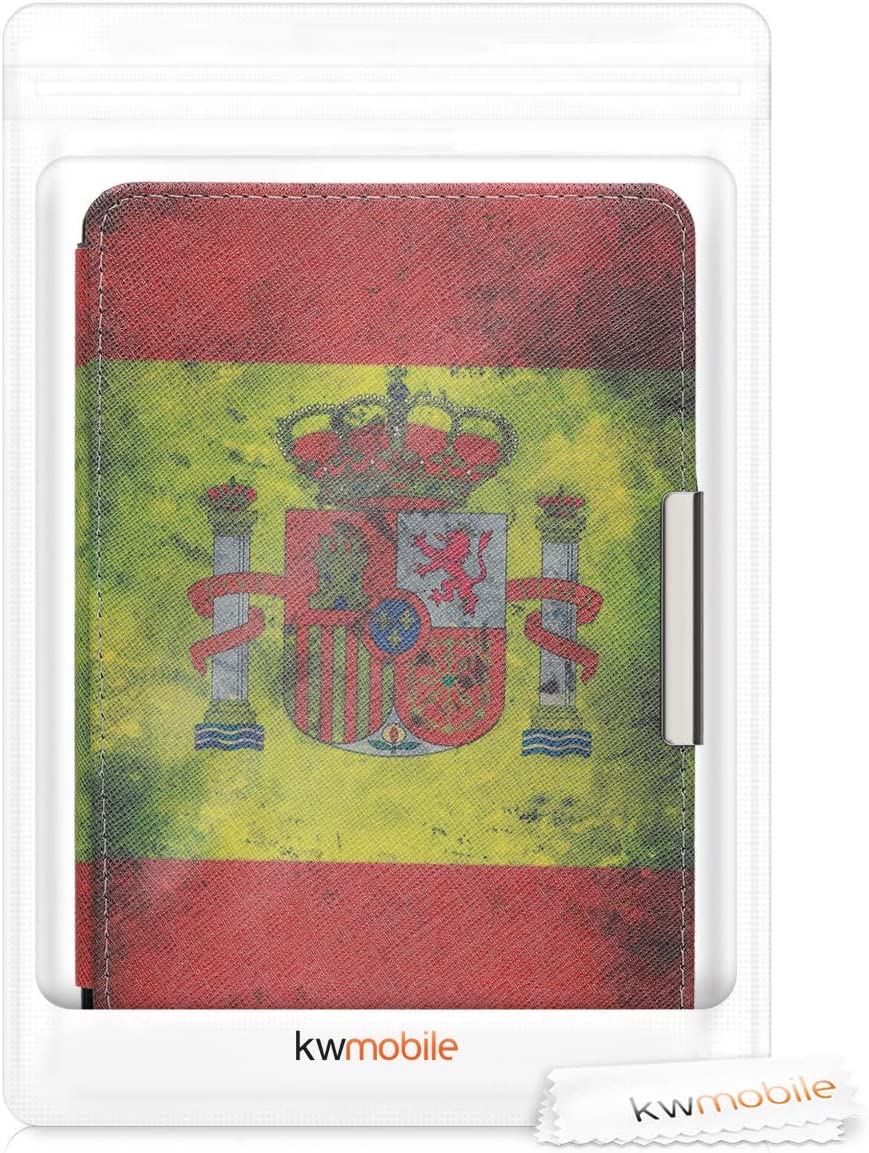 Pouzdro KW Mobile - Retro Flagge Spanien - KW2313538 - pro Amazon Kindle Paperwhite 1/2/3 - vícebarevné