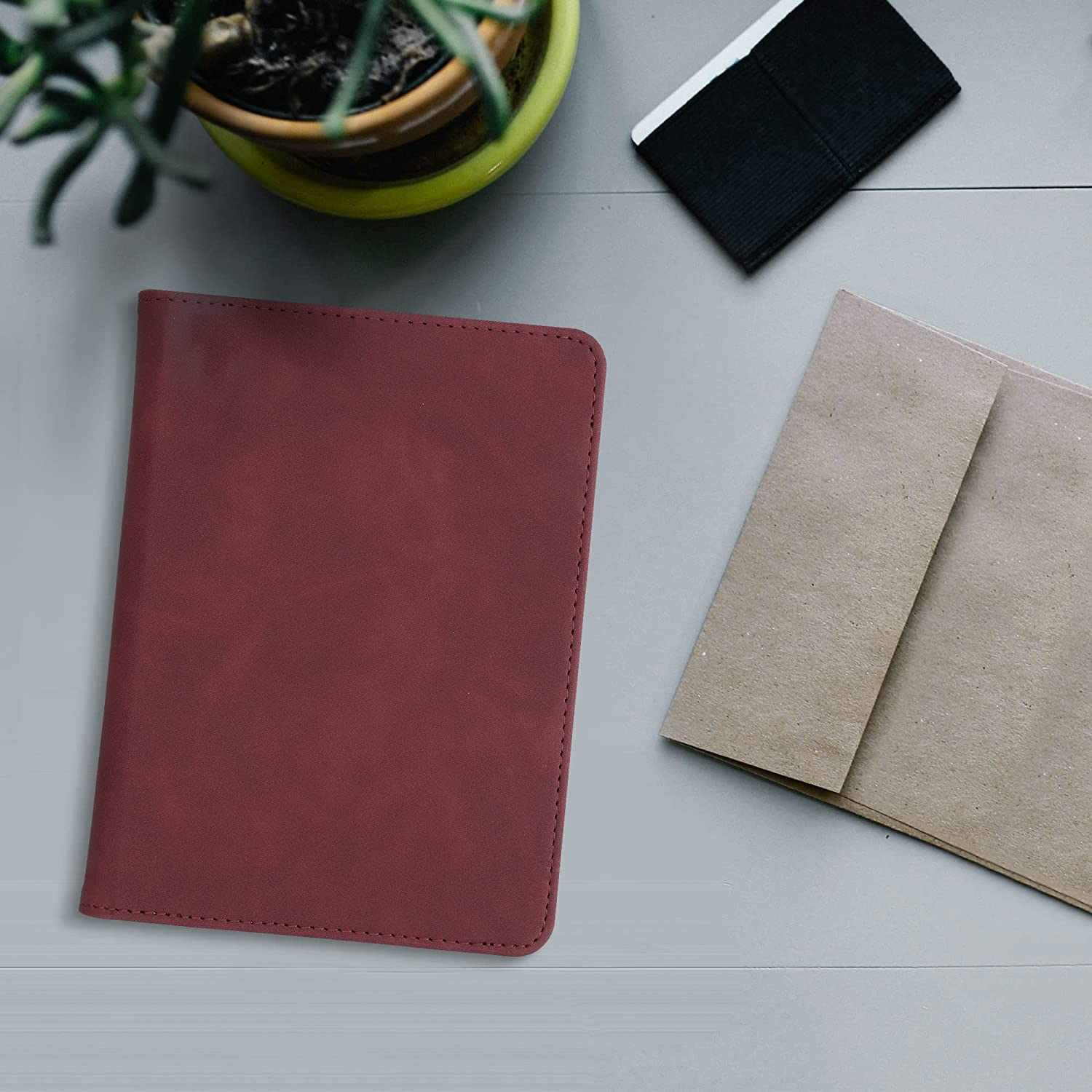 Pouzdro KW Mobile - Nubuck Desert Red - KW5762020 - pro Amazon Kindle Paperwhite 1/2/3 - Dark Red