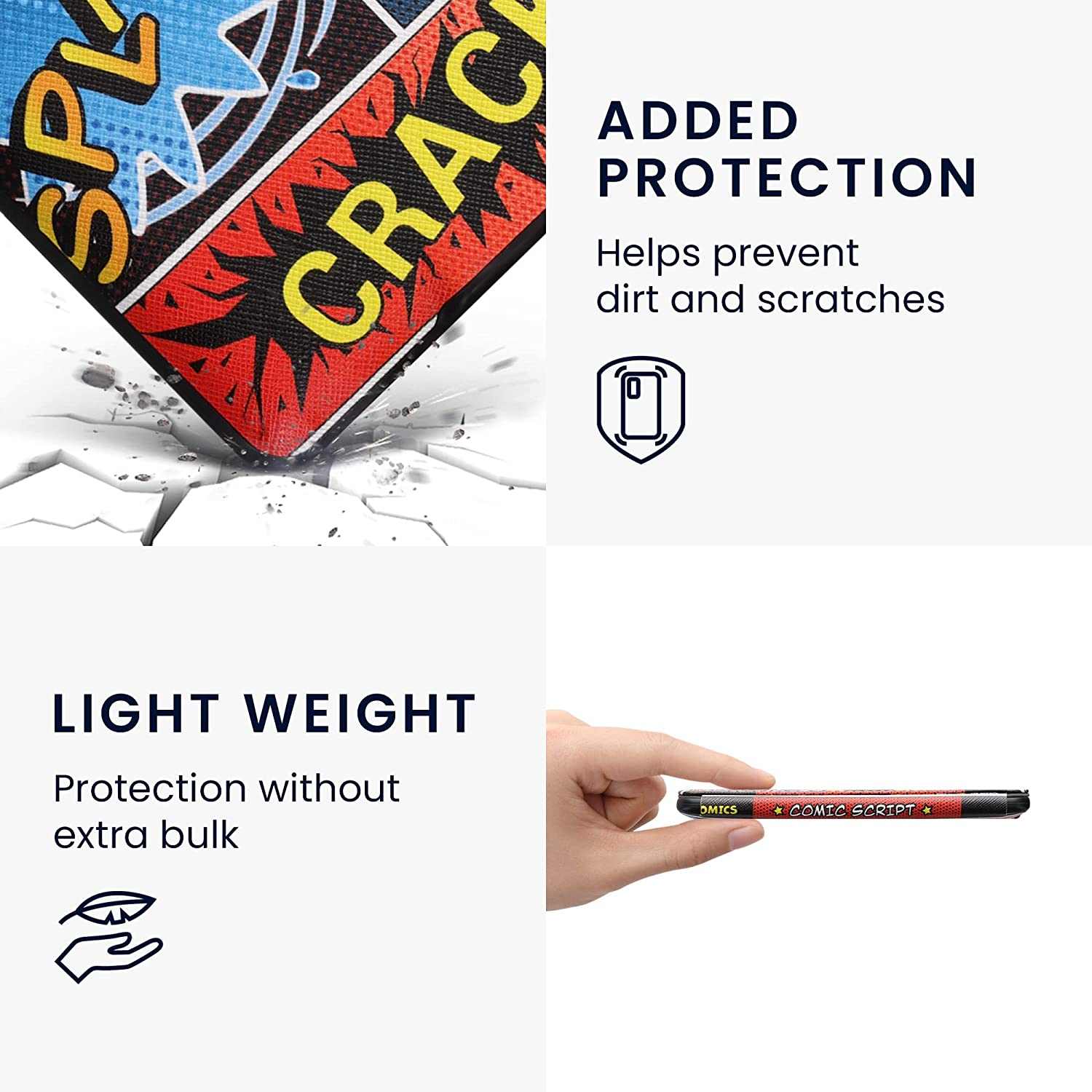 Pouzdro KW Mobile - Comics Book - KW4556953 - pro Amazon Kindle Paperwhite 1/2/3 - vícebarevné