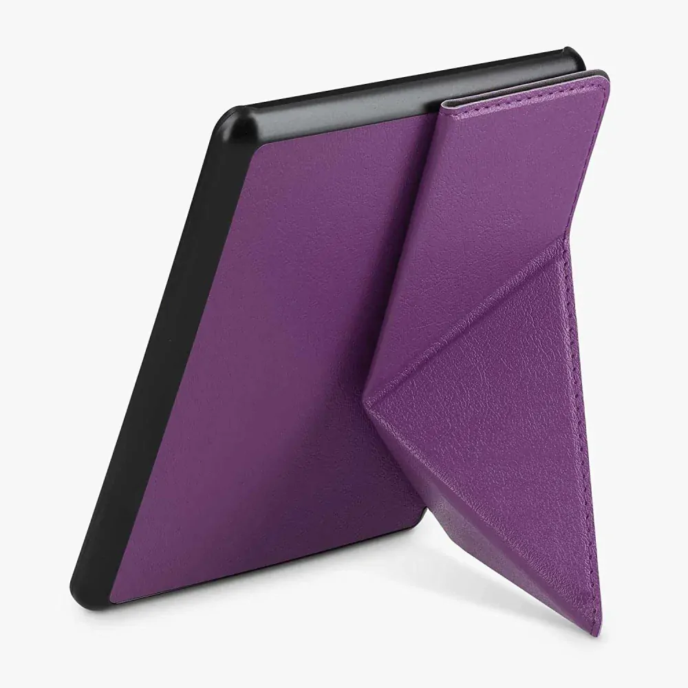 Pouzdro KW Mobile - Origami Violet Leather - KW5715838 - pro Amazon Kindle Paperwhite 5 (2021) - fialové