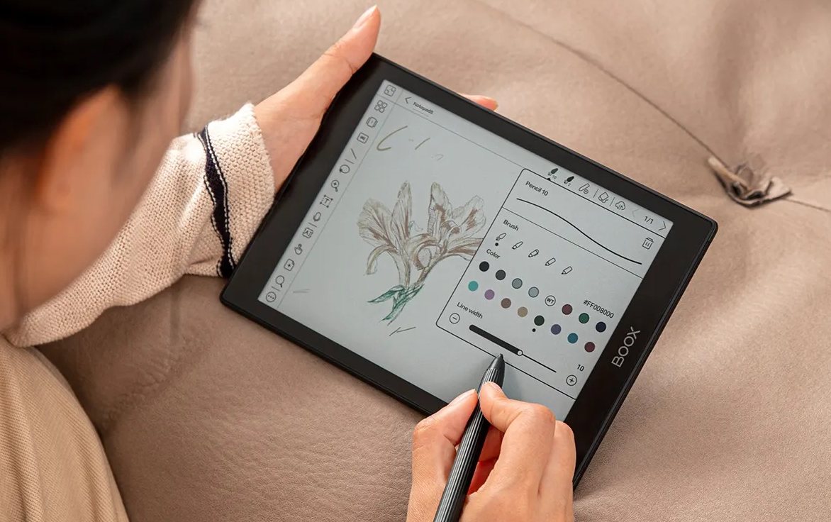 Onyx Boox Nova Air C - 32 GB, WiFi, 7,8", BT, audio, Android 11, bílý, Wacom stylus