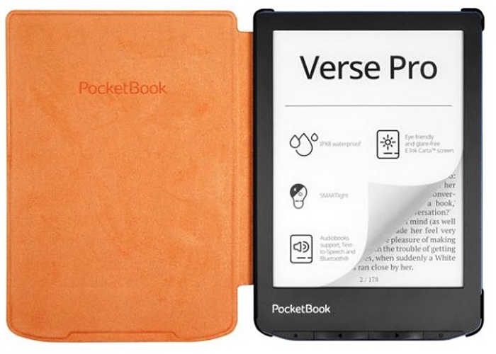 Pouzdro H-S-634-O-WW Shell pro Pocketbook 629/634 - oranžové, orig. Pocketbook