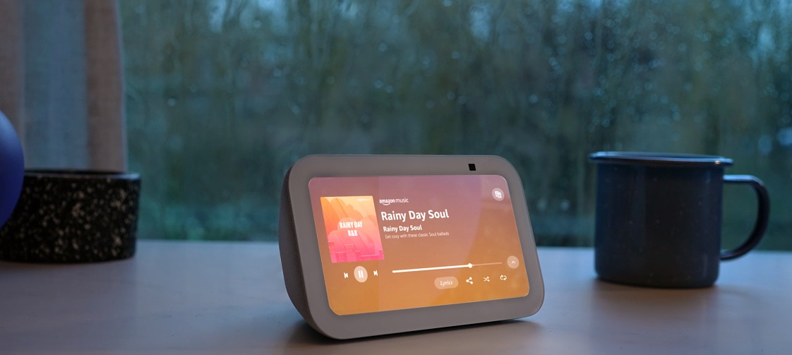 AMAZON ECHO SHOW 5 (2023, 3.GEN) - hlasový asistent s displejem 5,5" - černý