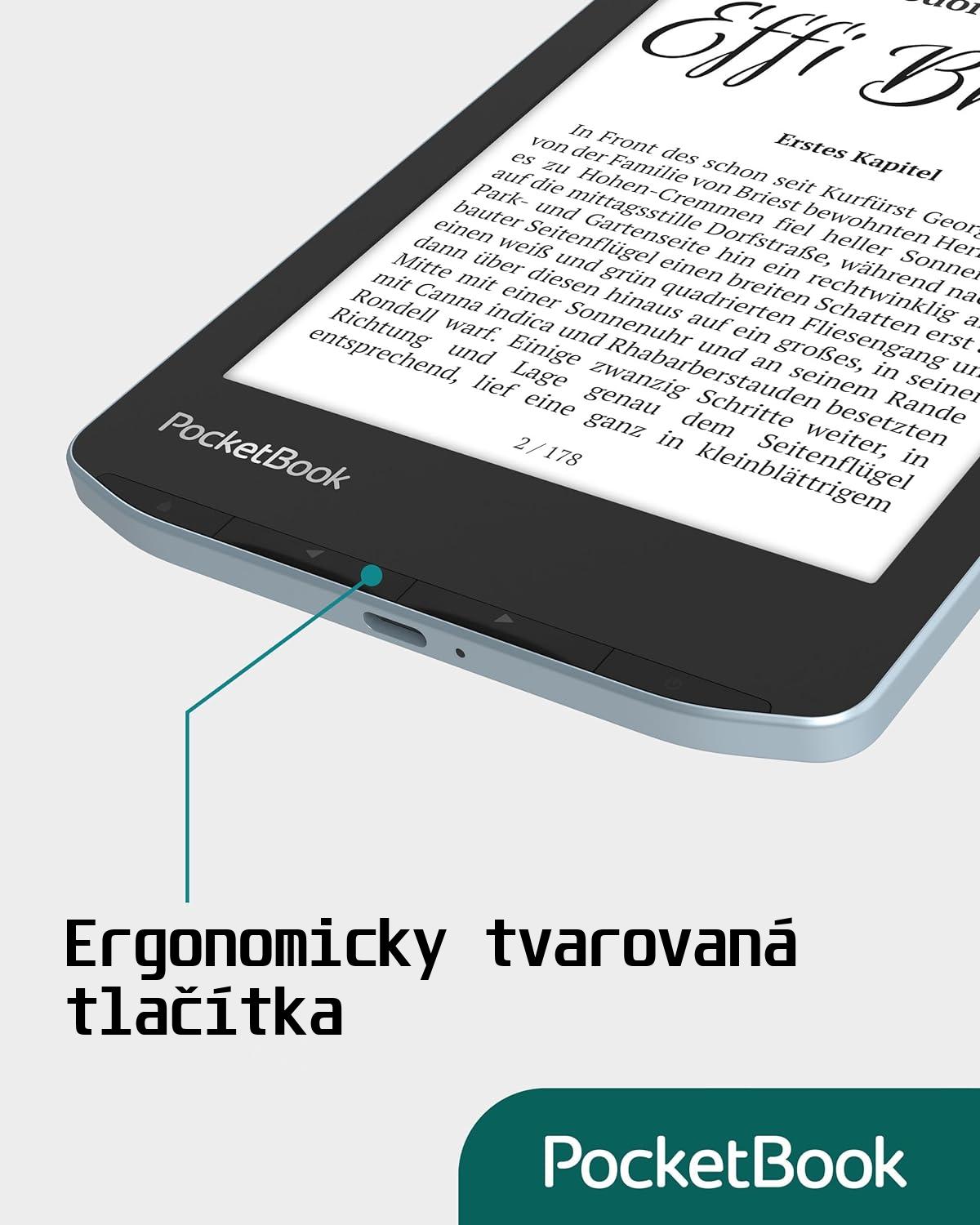 PocketBook 629 Verse - 8GB, WiFi, Mist Grey (šedý)