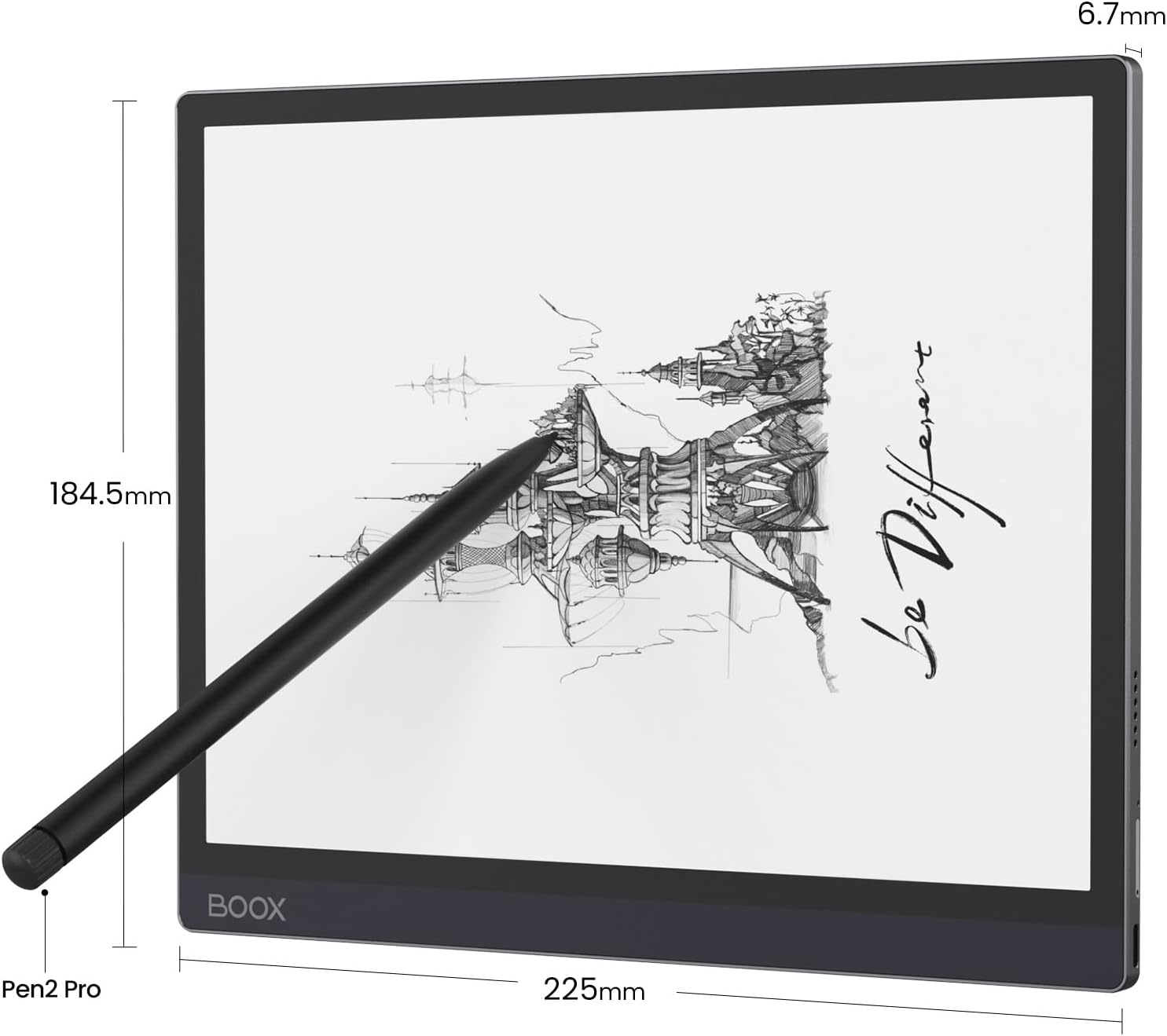 ONYX BOOX TAB ULTRA, 10,3", 128 GB, 16MP fotoaparát, podsvícená, Bluetooth, Android 11, E-ink displej, WiFi - černý