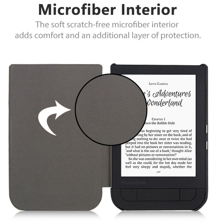 Pouzdro Durable Lock PB-05 pro Pocketbook 631 - světle modré