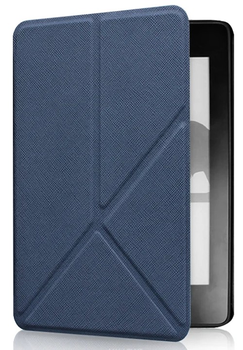 Origami Durable Lock OR44 - pouzdro pro Amazon Kindle Paperwhite 1 / 2 / 3, magnet, stojánek - tmavě modré