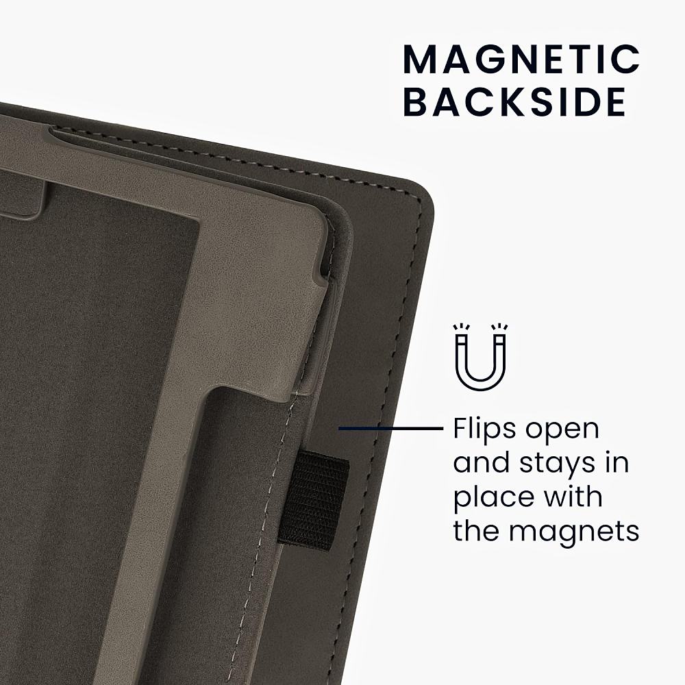 Pouzdro KW Mobile - Nubuck Rising Sun - KW5939304 - pro Amazon Kindle Oasis 2/3 - šedé