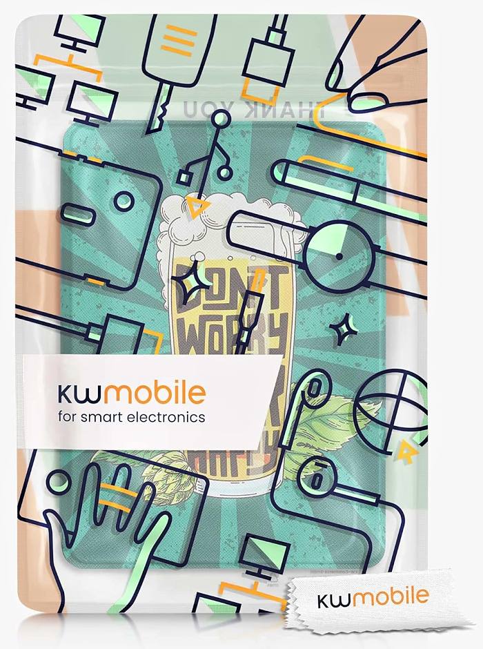 Pouzdro KW Mobile - Dont Worry Beer Happy - KW5625613 - pro Amazon Kindle Paperwhite 5 (2021) - vícebarevné