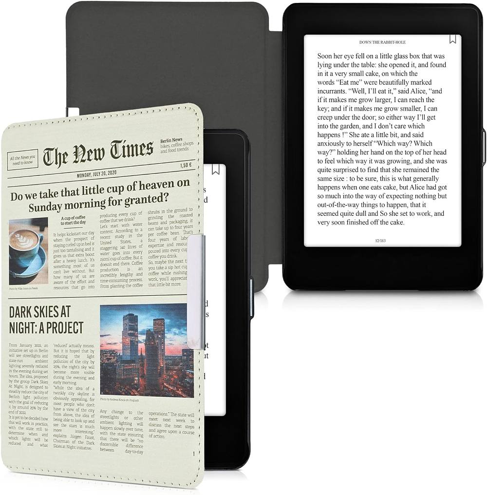 Pouzdro KW Mobile - Front Page - KW4664465 - pro Amazon Kindle Paperwhite 4 (2018) - vícebarevné