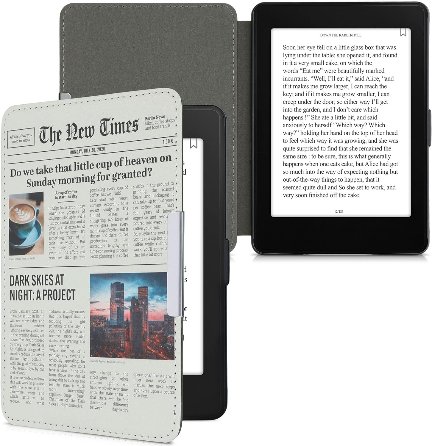 Pouzdro KW Mobile - Front Page - KW4556935 - pro Amazon Kindle Paperwhite 1/2/3 - vícebarevné