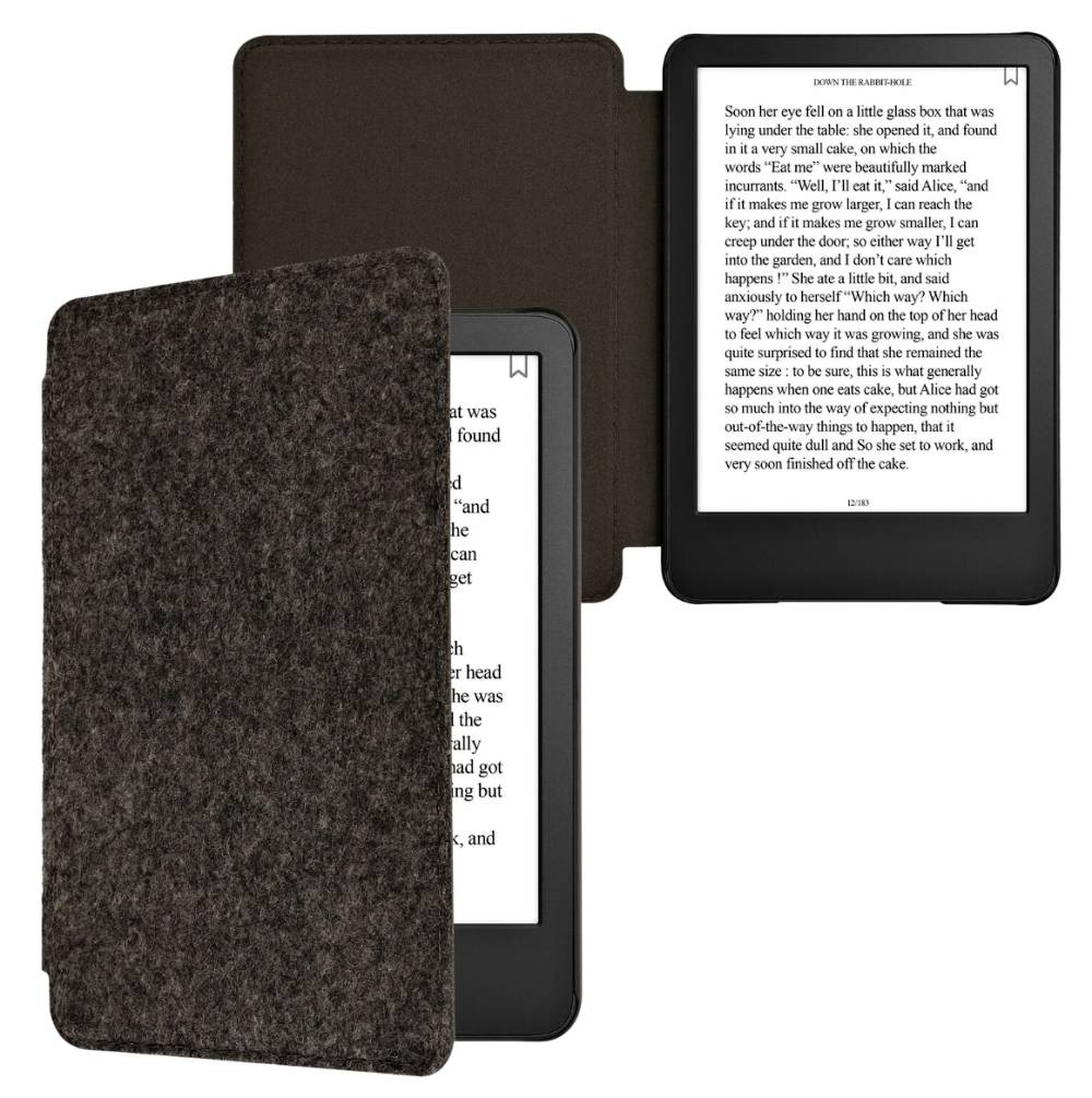 Pouzdro KW Mobile Felt Fabric Grey - KW5999519 - pro Amazon Kindle 2022 - šedé