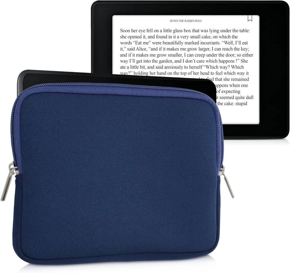 Pouzdro KW Mobile Neoprene Zipper - KW5739717 - Univerzální pouzdro pro čtečky 6-7" - tmavě modré