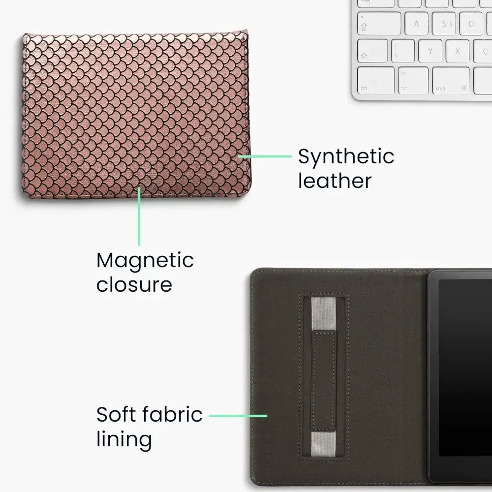 Pouzdro KW Mobile - Shiny Patterns - KW5781021 - pro Amazon Kindle Paperwhite 5 (2021) - vícebarevné, kapsa na ruku