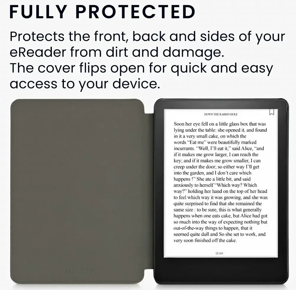Pouzdro KW Mobile Felt Fabric - KW5625905 - pro Amazon Kindle Paperwhite 5 (2021) - hnědé