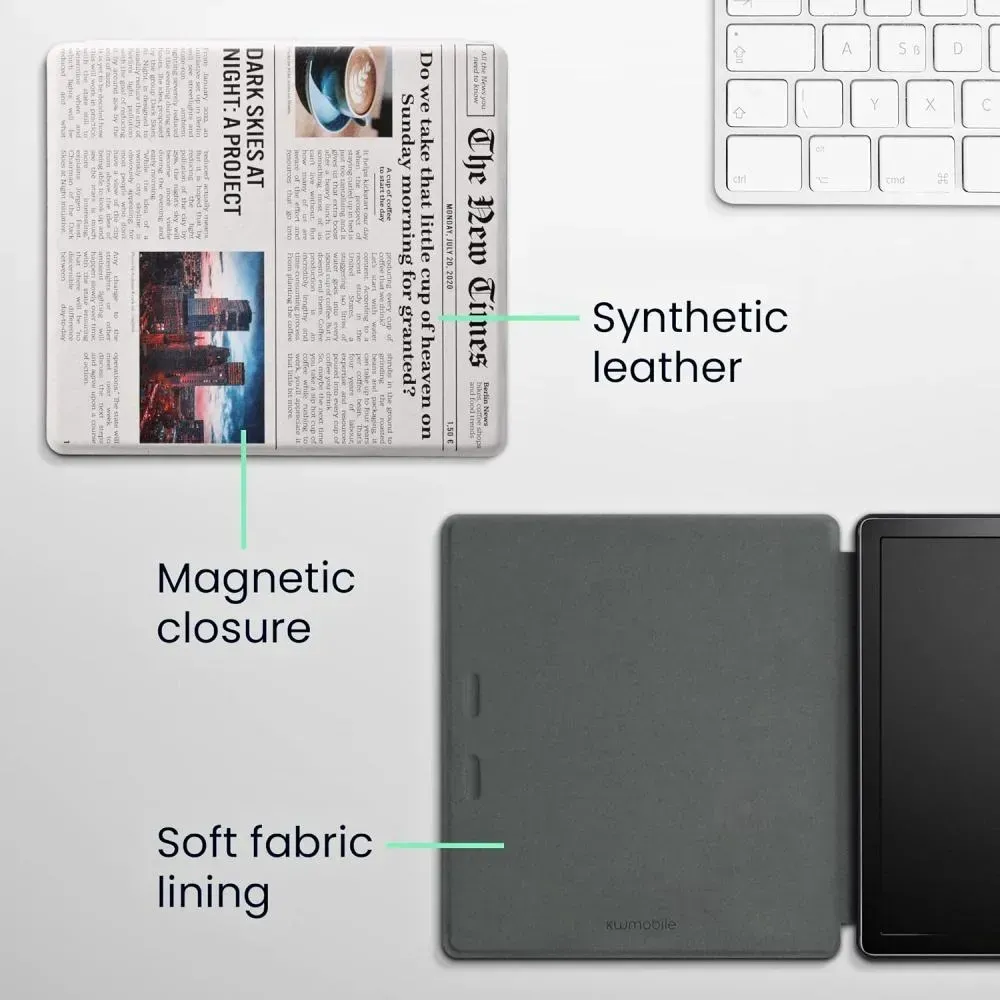 Pouzdro KW Mobile - Front Page - KW4941711 - pro Amazon Kindle Oasis 2 / 3 - vícebarevné