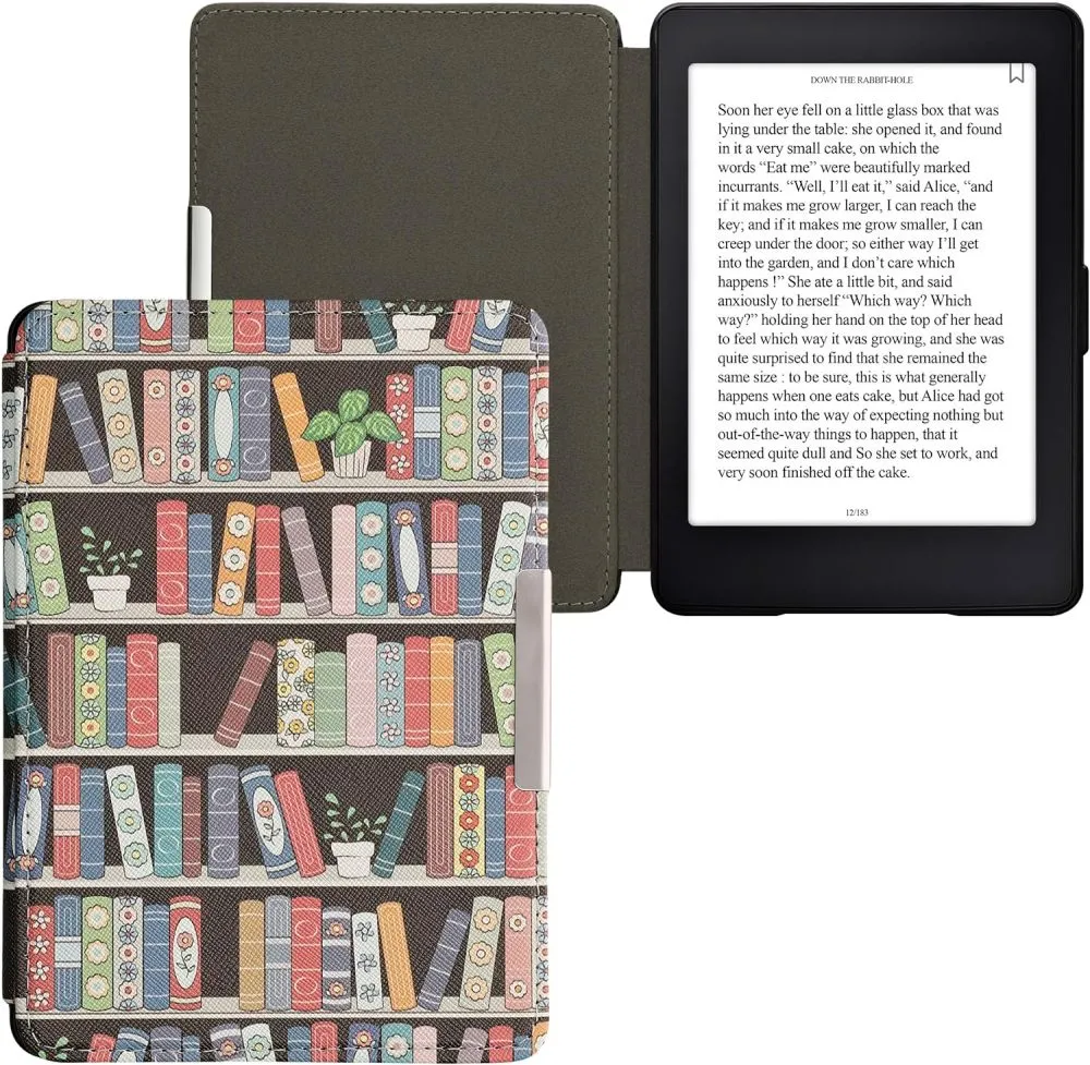 Pouzdro KW Mobile - Summer Library - KW2582454 - pro Amazon Kindle Paperwhite 1/2/3 - vícebarevné