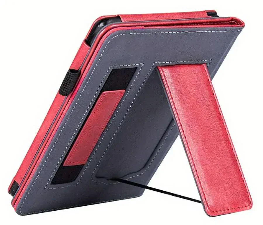 Fortress FT4025 Premium - pouzdro se stojánkem pro Amazon Kindle Paperwhite 5 (2021) - červené/šedé, magnet, AutoSleep