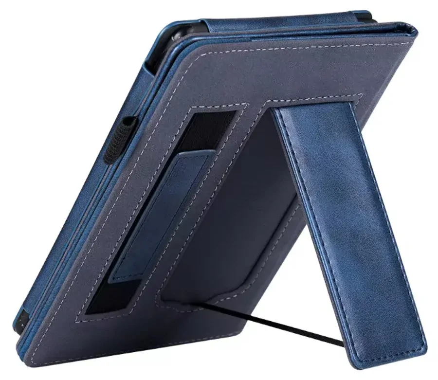 Fortress FT4027 Premium - pouzdro se stojánkem pro Amazon Kindle Paperwhite 5 (2021) - tmavě modré/šedé, magnet, AutoSleep